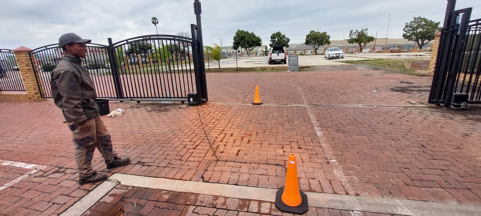 Automated Sliding Gate Installation