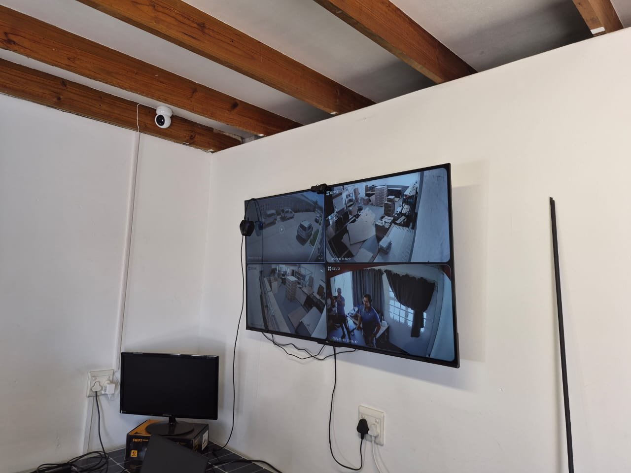 CCTV Monitor & Camera Setup